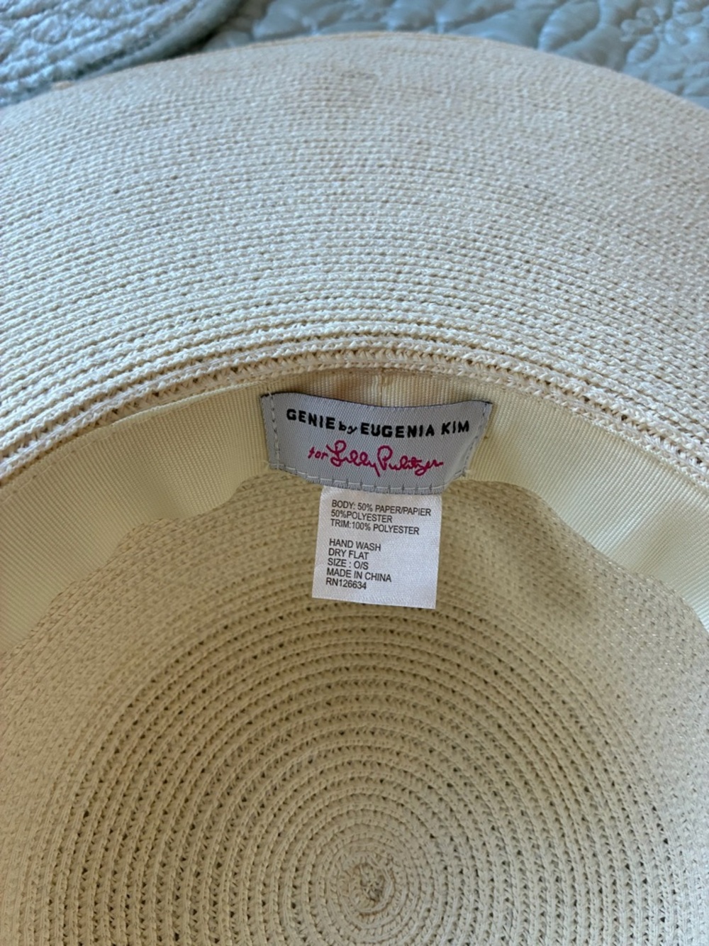 GENIE BY EUGENIE KIM FOR LILLY PULITZER | cabana hat - Picture 6 of 6